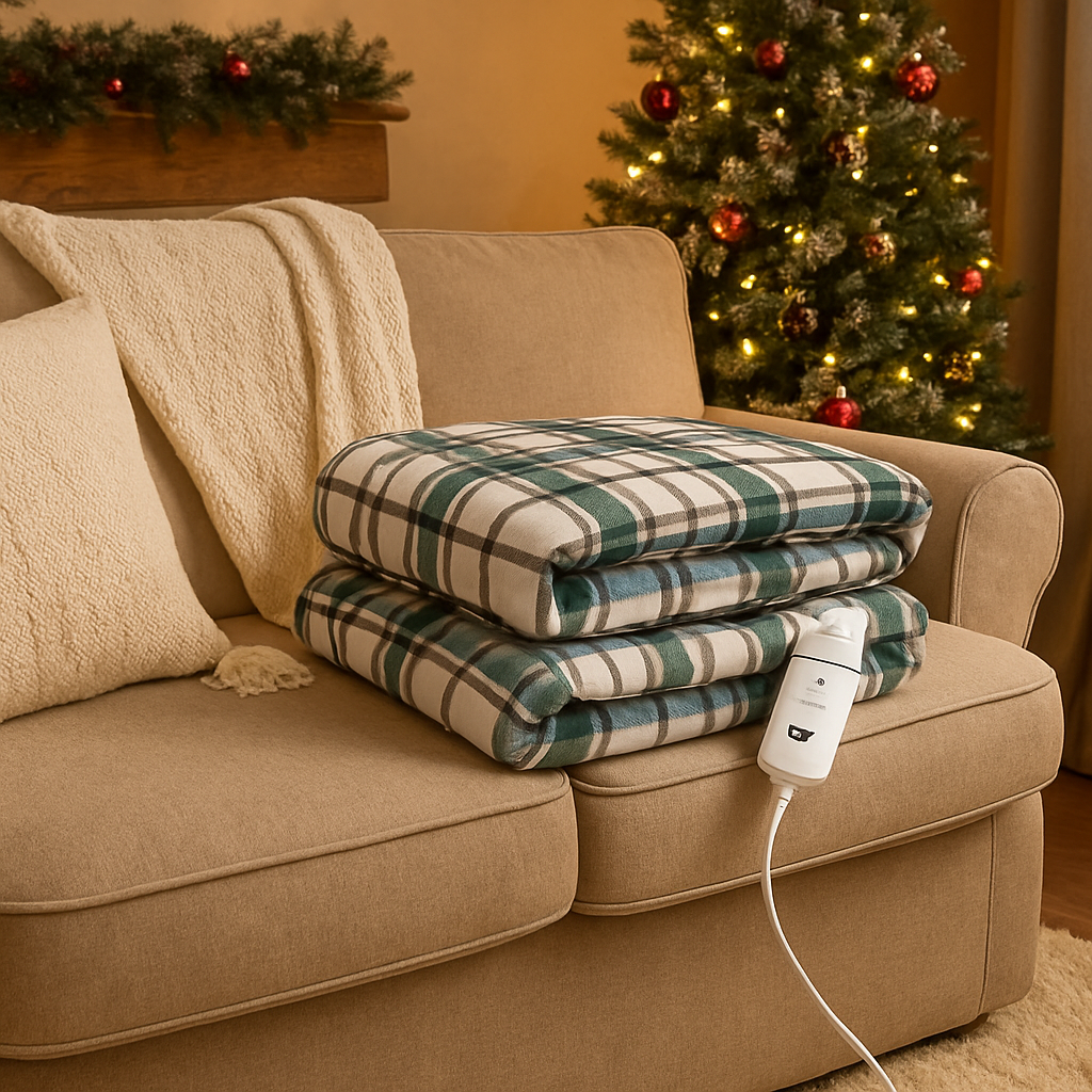 Electric Heating Blanket Mattress Pad 220V – Automatic Thermostat, Double Body Warmer (EU Plug)