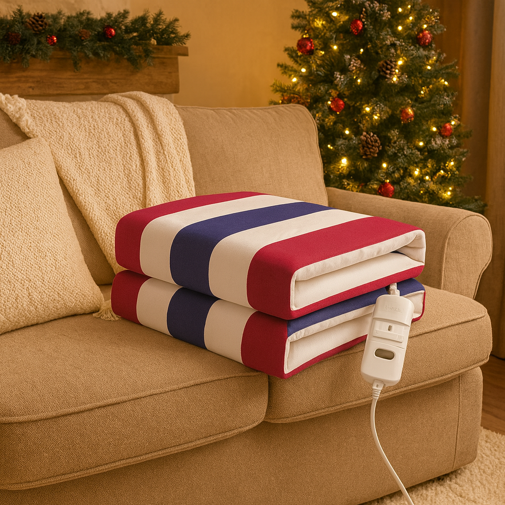 Electric Heating Blanket Mattress Pad 220V – Automatic Thermostat, Double Body Warmer (EU Plug)