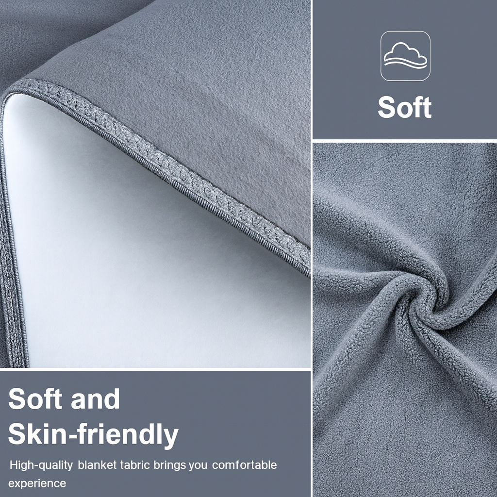 Electric Heating Blanket Mattress Pad 220V – Automatic Thermostat, Double Body Warmer (EU Plug)